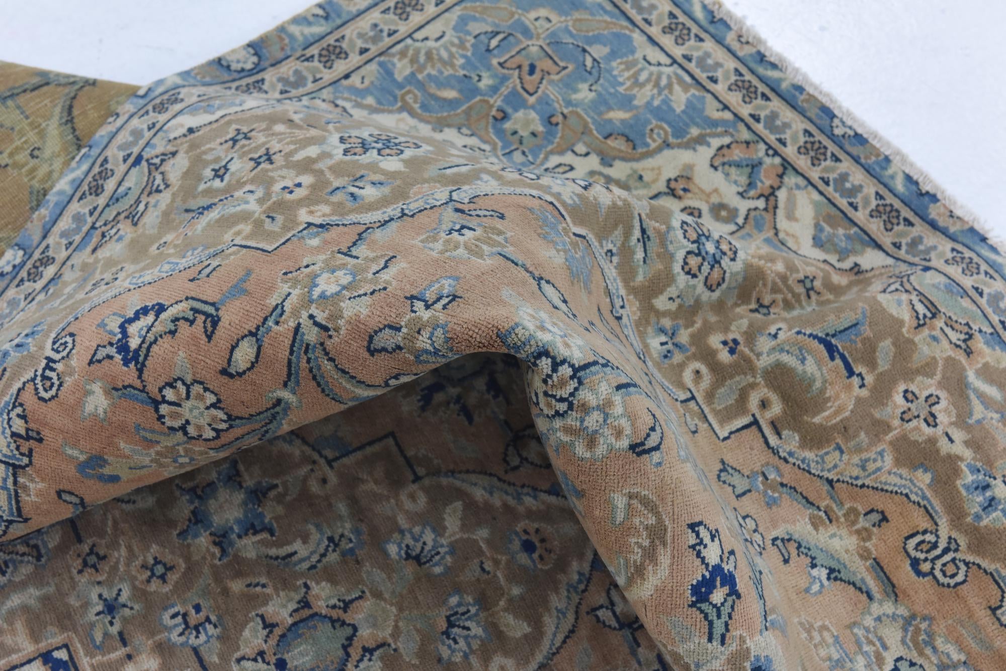 6' 9 x 11' 5 Hand Knotted Ultra Vintage Persian Wool Rug