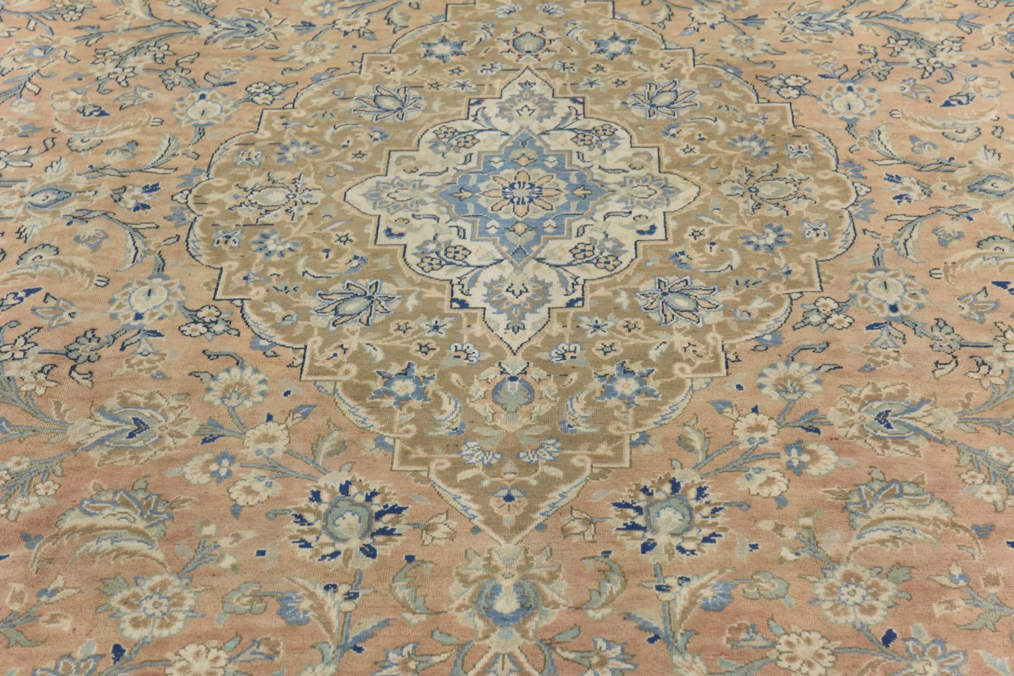 6' 9 x 11' 5 Hand Knotted Ultra Vintage Persian Wool Rug