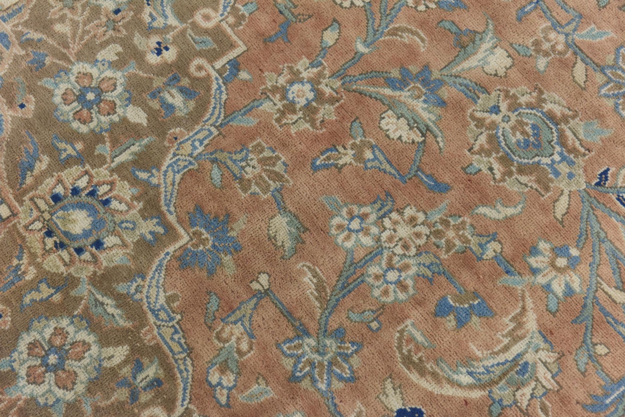 6' 9 x 11' 5 Hand Knotted Ultra Vintage Persian Wool Rug