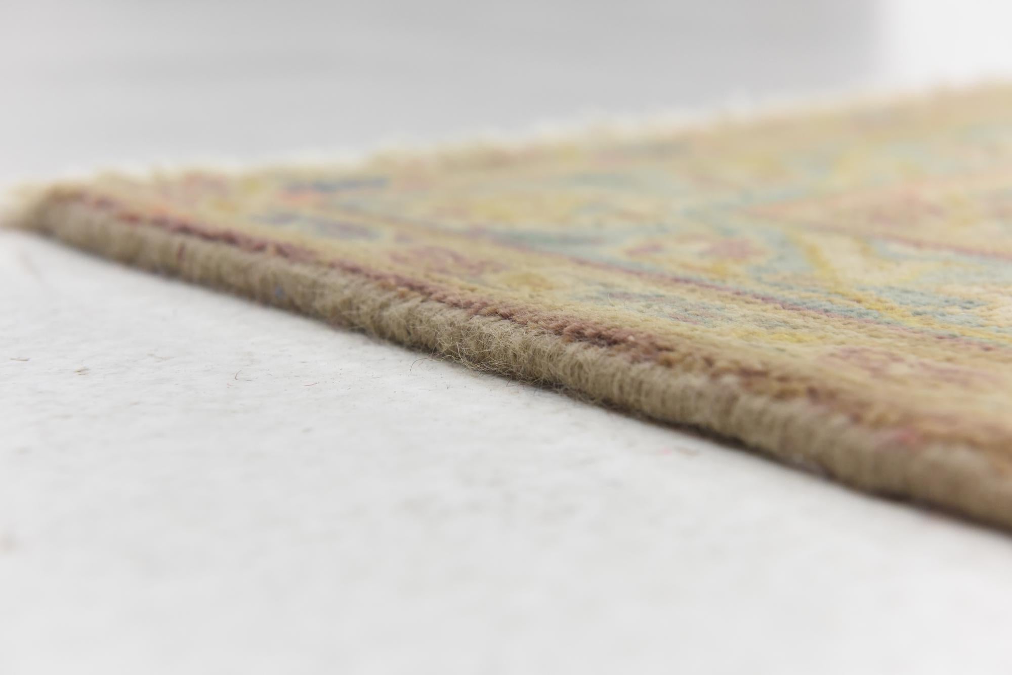 9' 7 x 12' 6 Hand Knotted Ultra Vintage Persian Wool Rug