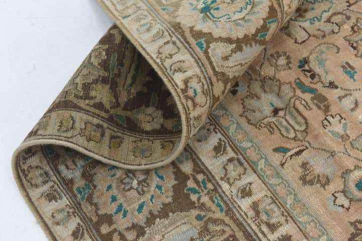 9' 2 x 12' 3 Hand Knotted Ultra Vintage Persian Wool Rug