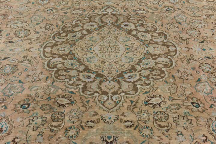 9' 2 x 12' 3 Hand Knotted Ultra Vintage Persian Wool Rug