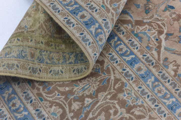 10' x 13' 6 Hand Knotted Ultra Vintage Persian Wool Rug