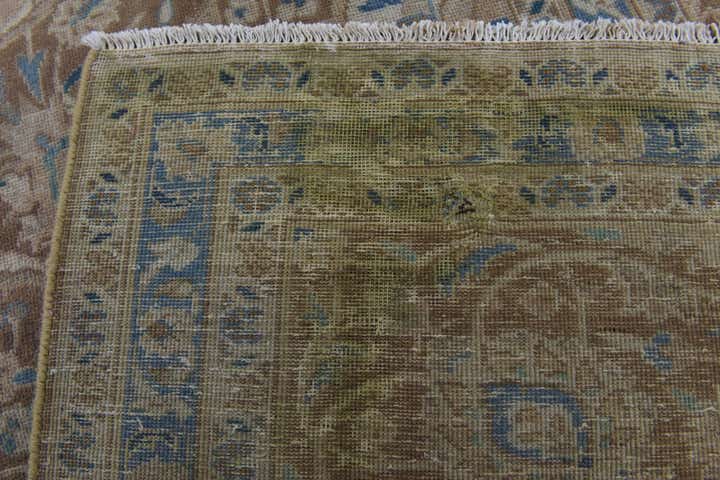 10' x 13' 6 Hand Knotted Ultra Vintage Persian Wool Rug