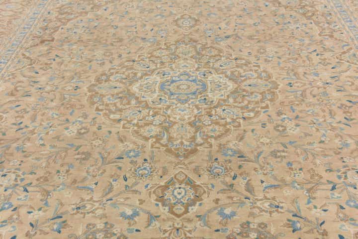10' x 13' 6 Hand Knotted Ultra Vintage Persian Wool Rug