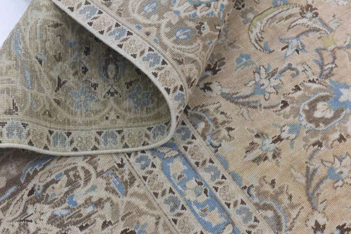 8' 8 x 12' 2 Hand Knotted Ultra Vintage Persian Wool Rug