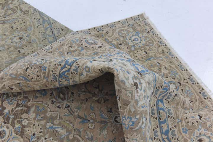 8' 8 x 12' 2 Hand Knotted Ultra Vintage Persian Wool Rug