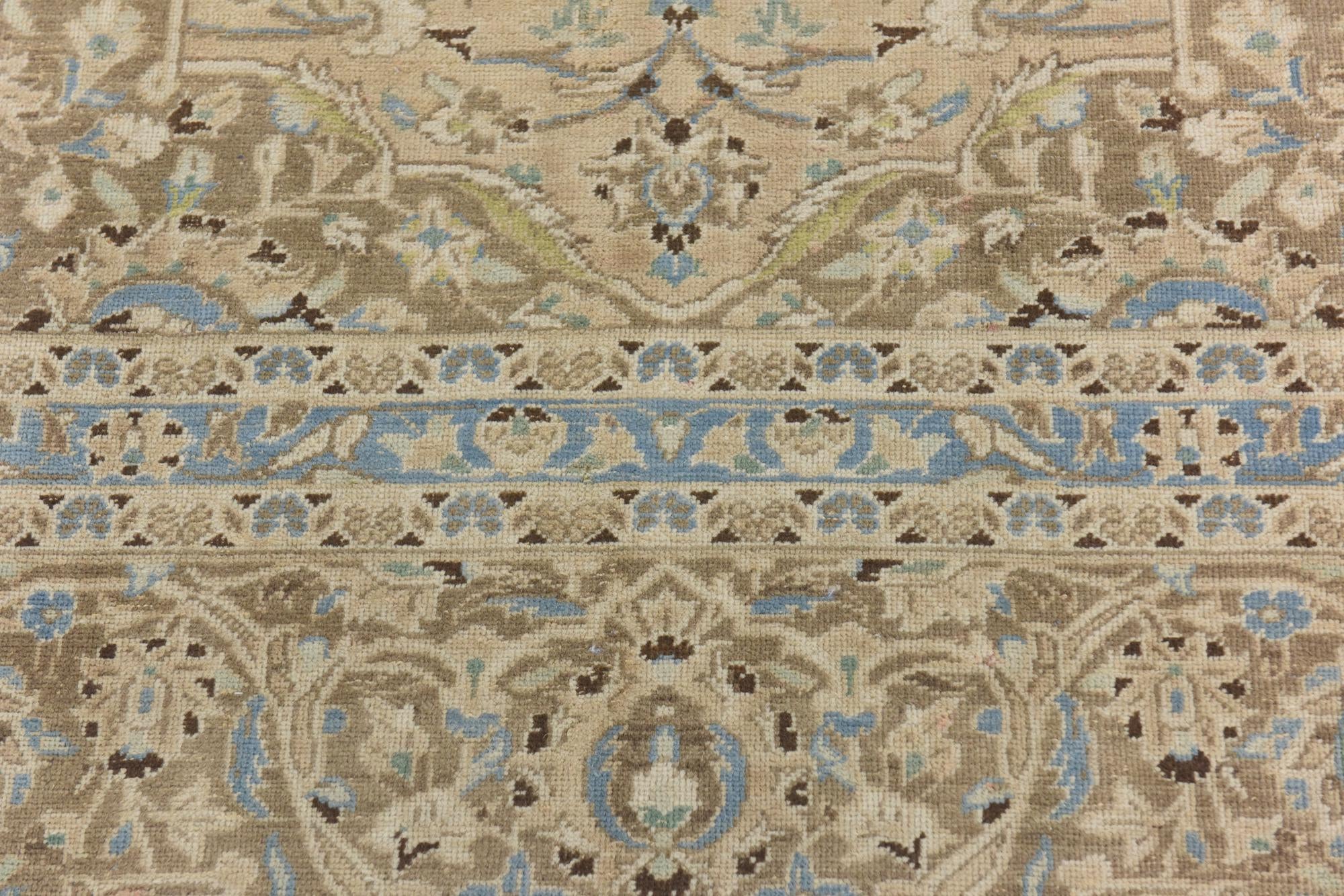 8' 8 x 12' 2 Hand Knotted Ultra Vintage Persian Wool Rug