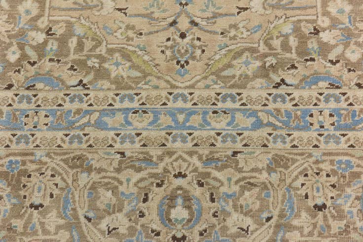 Detail image of 8' 8 x 12' 2 Hand Knotted Ultra Vintage Persian Wool Rug