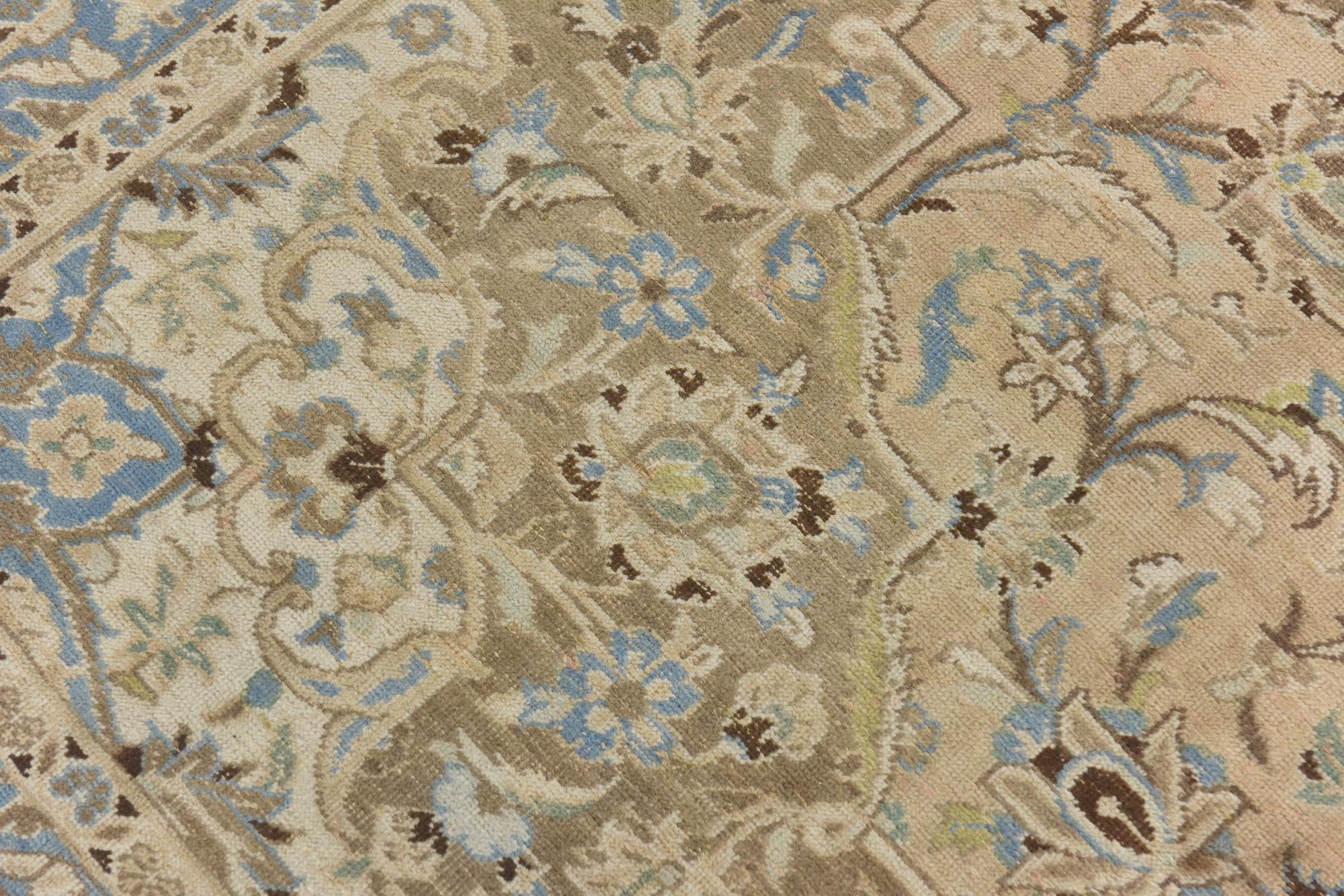8' 8 x 12' 2 Hand Knotted Ultra Vintage Persian Wool Rug