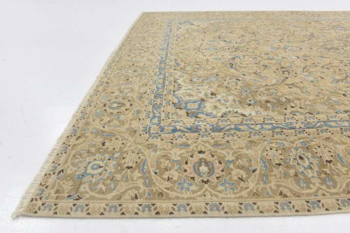 8' 8 x 12' 2 Hand Knotted Ultra Vintage Persian Wool Rug