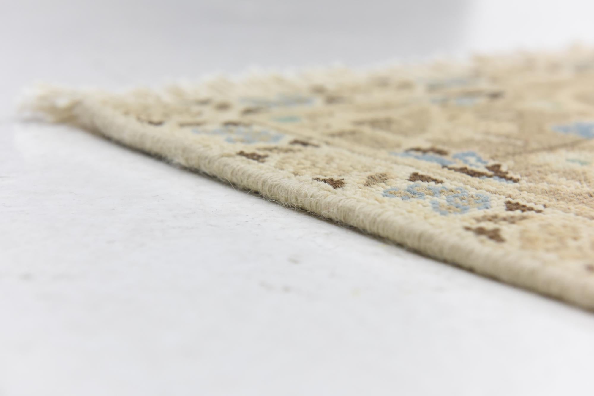 8' 8 x 12' 2 Hand Knotted Ultra Vintage Persian Wool Rug