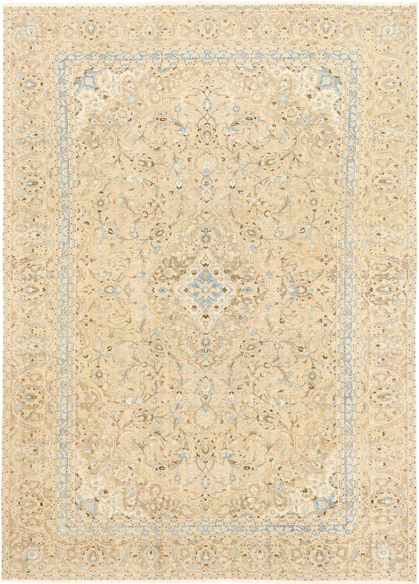 8' 8 x 12' 2 Hand Knotted Ultra Vintage Persian Wool Rug