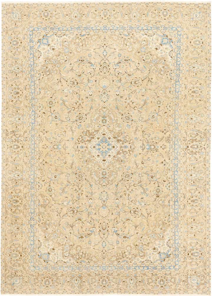 8' 8 x 12' 2 Hand Knotted Ultra Vintage Persian Wool Rug