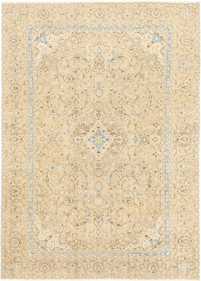 Detail image of 8' 8 x 12' 2 Hand Knotted Ultra Vintage Persian Wool Rug