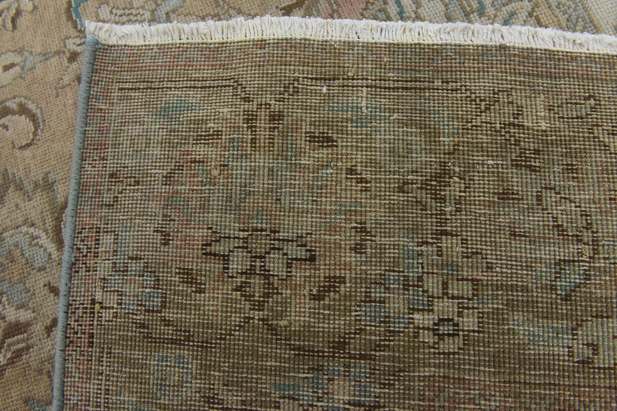 9' 3 x 12' 5 Hand Knotted Ultra Vintage Persian Wool Rug