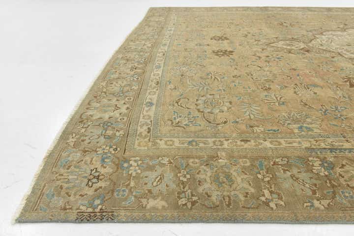 280cm x 380cm Handgeknoopt Ultra Vintage Perzisch Wol Vloerkleed
