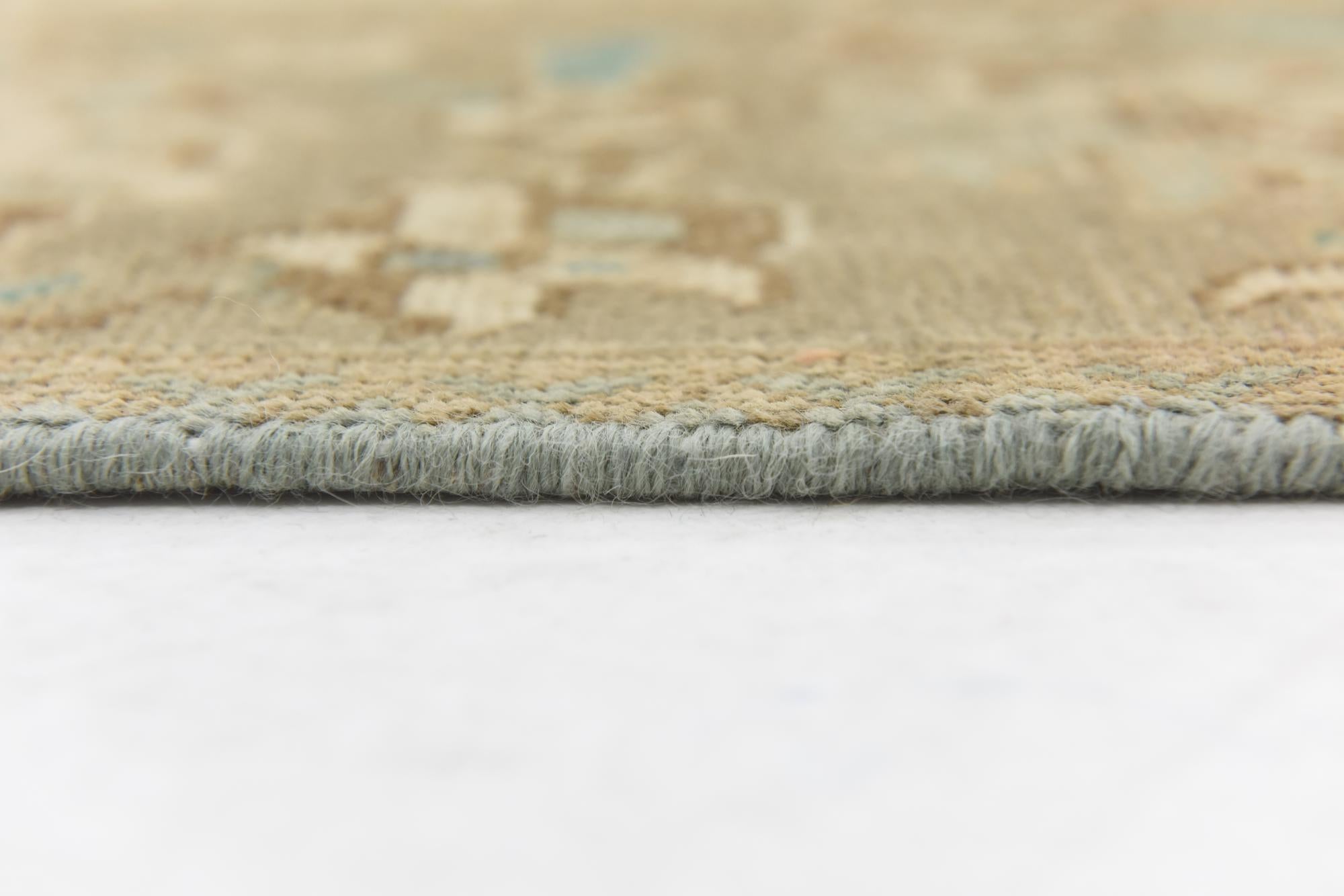 9' 3 x 12' 5 Hand Knotted Ultra Vintage Persian Wool Rug