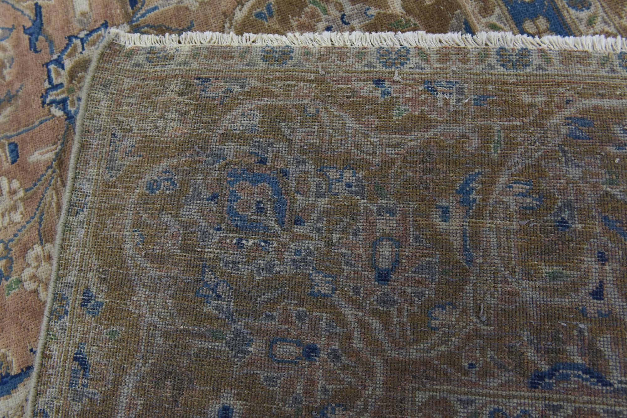 9' x 12' 9 Hand Knotted Ultra Vintage Persian Wool Rug