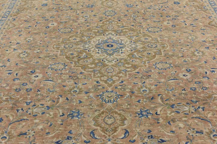 9' x 12' 9 Hand Knotted Ultra Vintage Persian Wool Rug