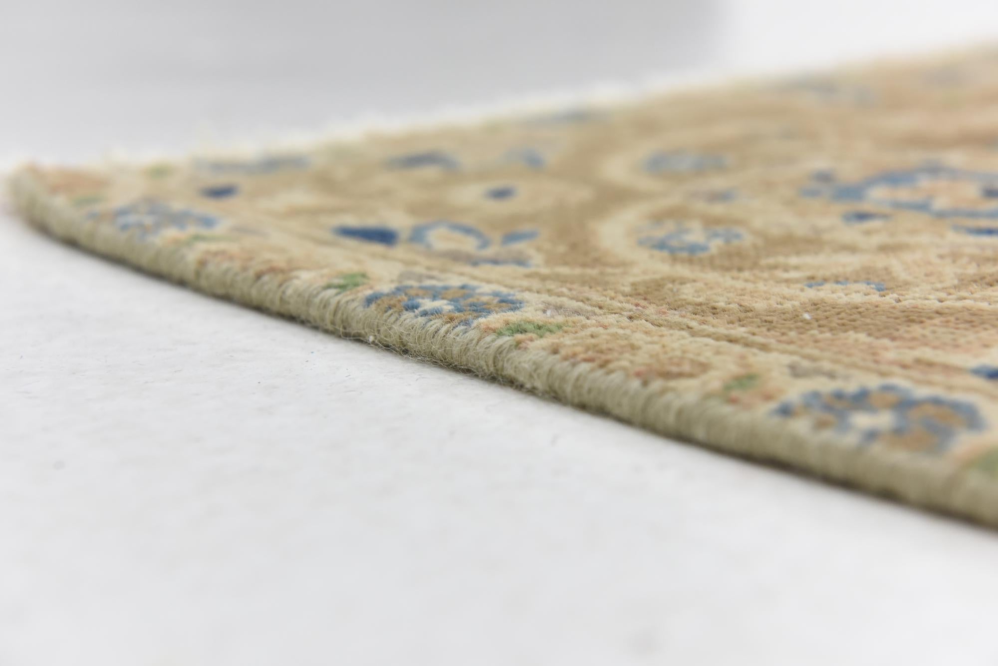 9' x 12' 9 Hand Knotted Ultra Vintage Persian Wool Rug