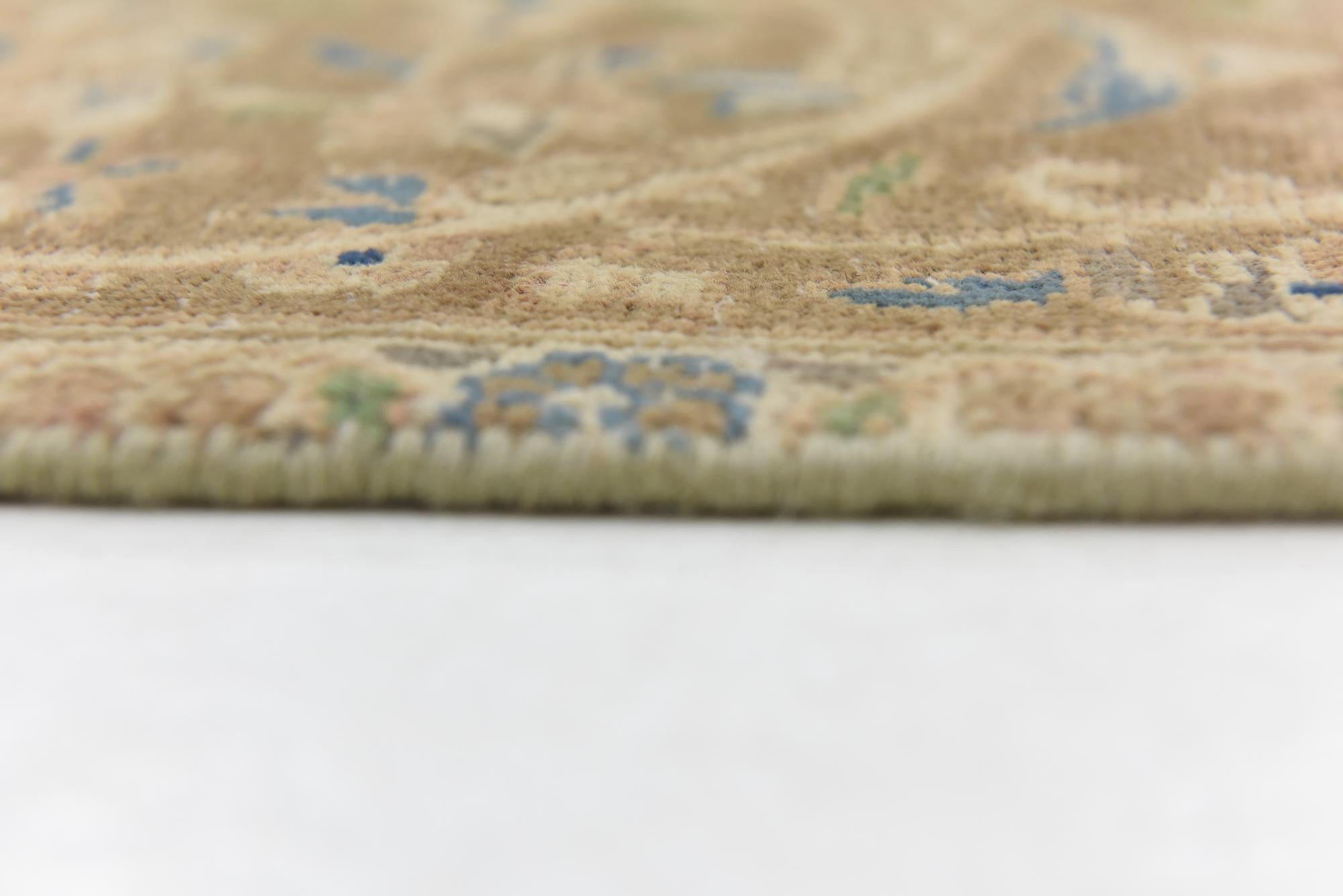 9' x 12' 9 Hand Knotted Ultra Vintage Persian Wool Rug