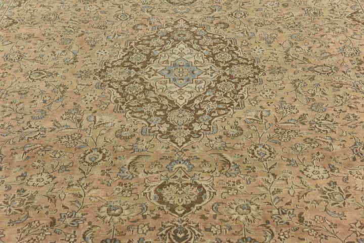 285cm x 370cm anudado a mano Ultra Vintage Alfombra Persa Lana
