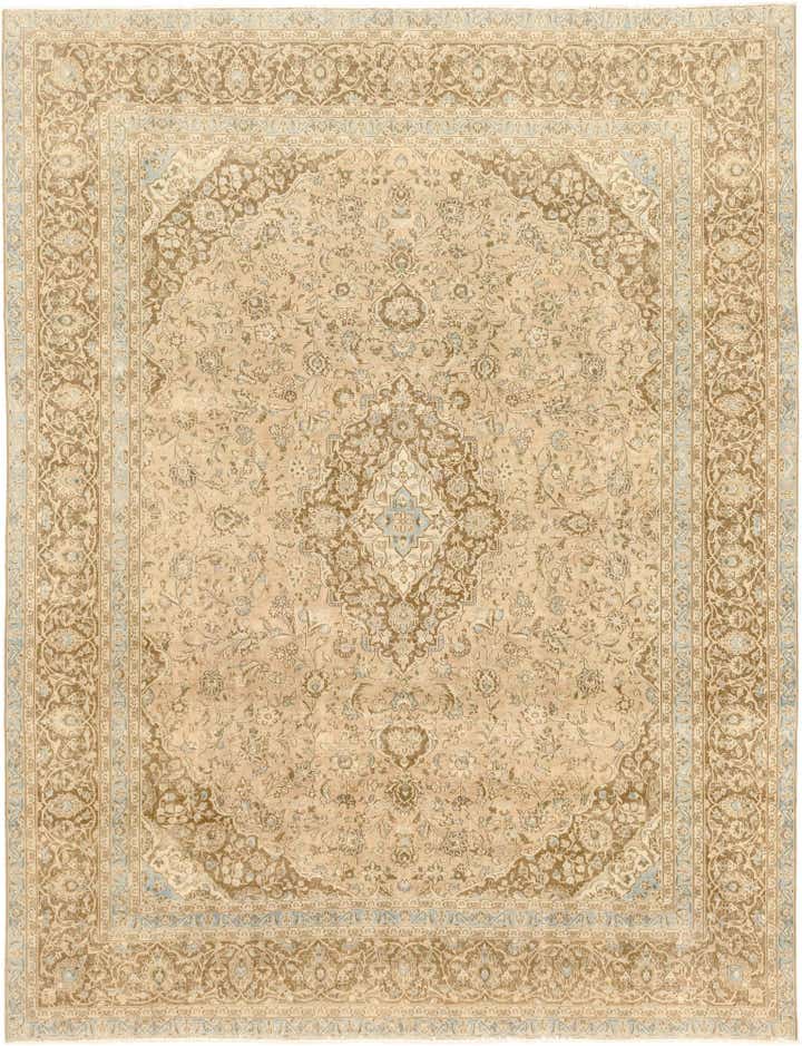 285cm x 370cm anudado a mano Ultra Vintage Alfombra Persa Lana