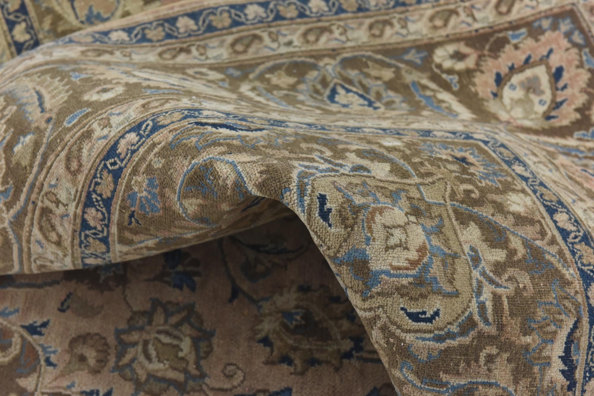 9' 4 x 12' 7 Hand Knotted Ultra Vintage Persian Wool Rug