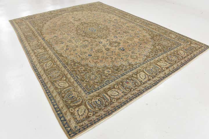 285cm x 385cm Handgeknüpft Ultra Vintage Persisch Wolle Teppich
