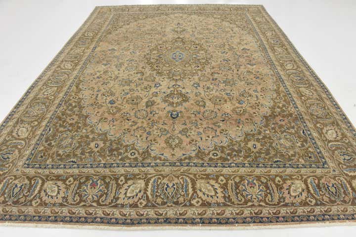 285cm x 385cm Handgeknüpft Ultra Vintage Persisch Wolle Teppich