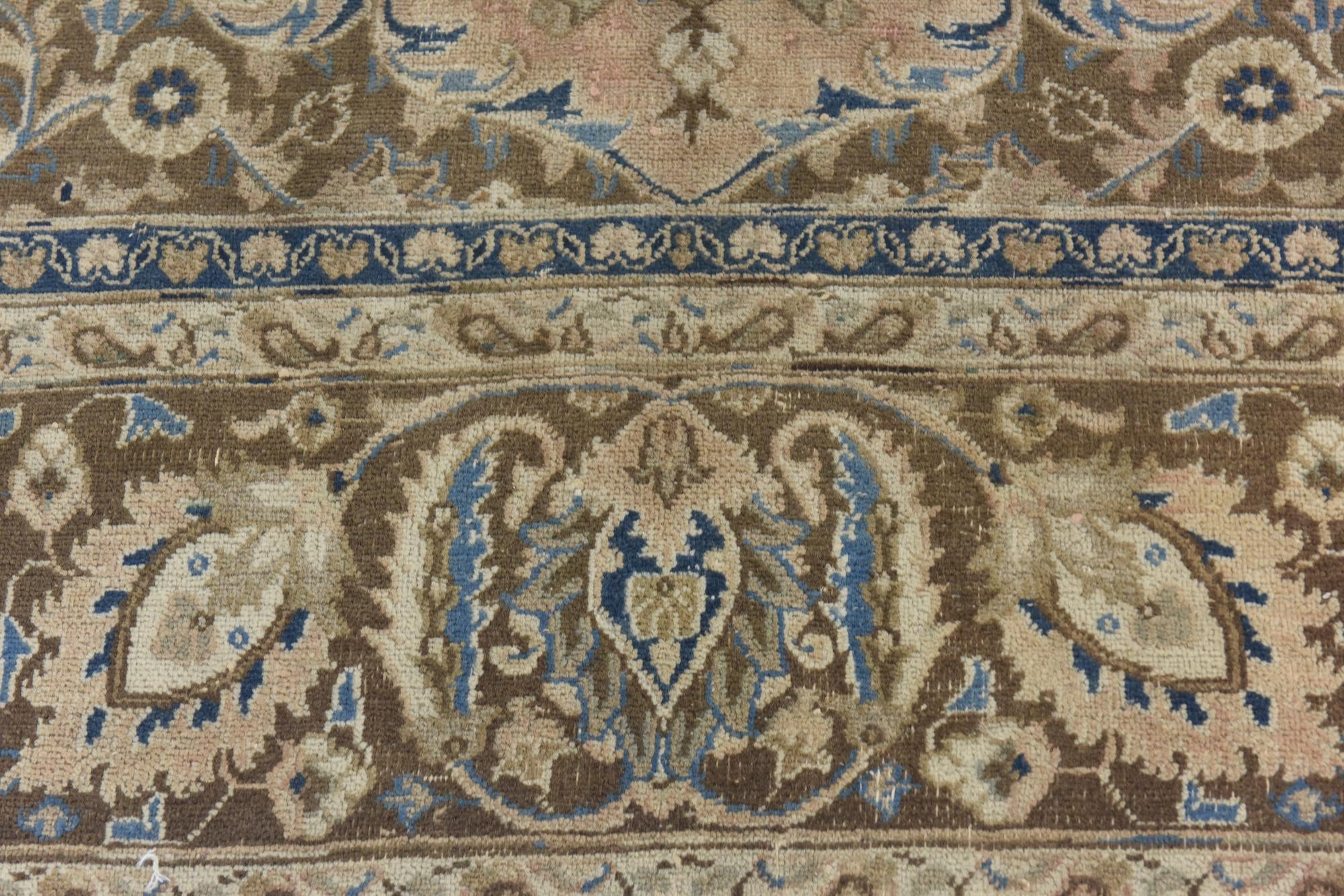 9' 4 x 12' 7 Hand Knotted Ultra Vintage Persian Wool Rug