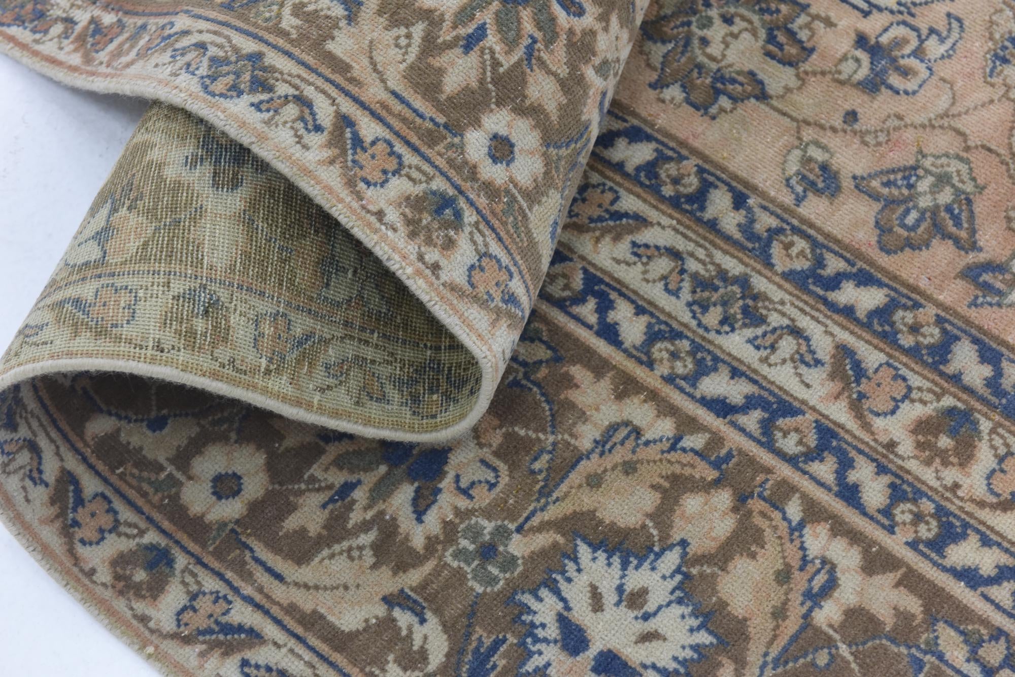 9' 3 x 12' 4 Hand Knotted Ultra Vintage Persian Wool Rug