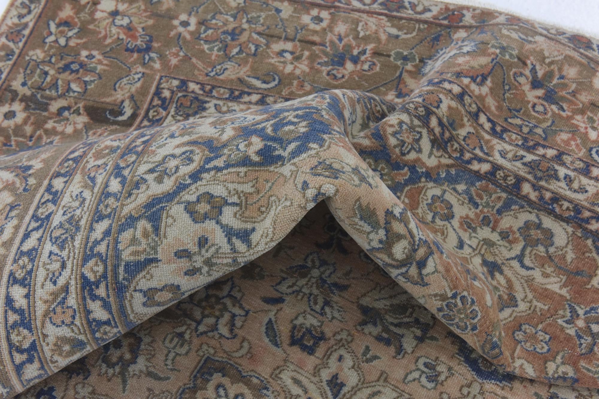 9' 3 x 12' 4 Hand Knotted Ultra Vintage Persian Wool Rug