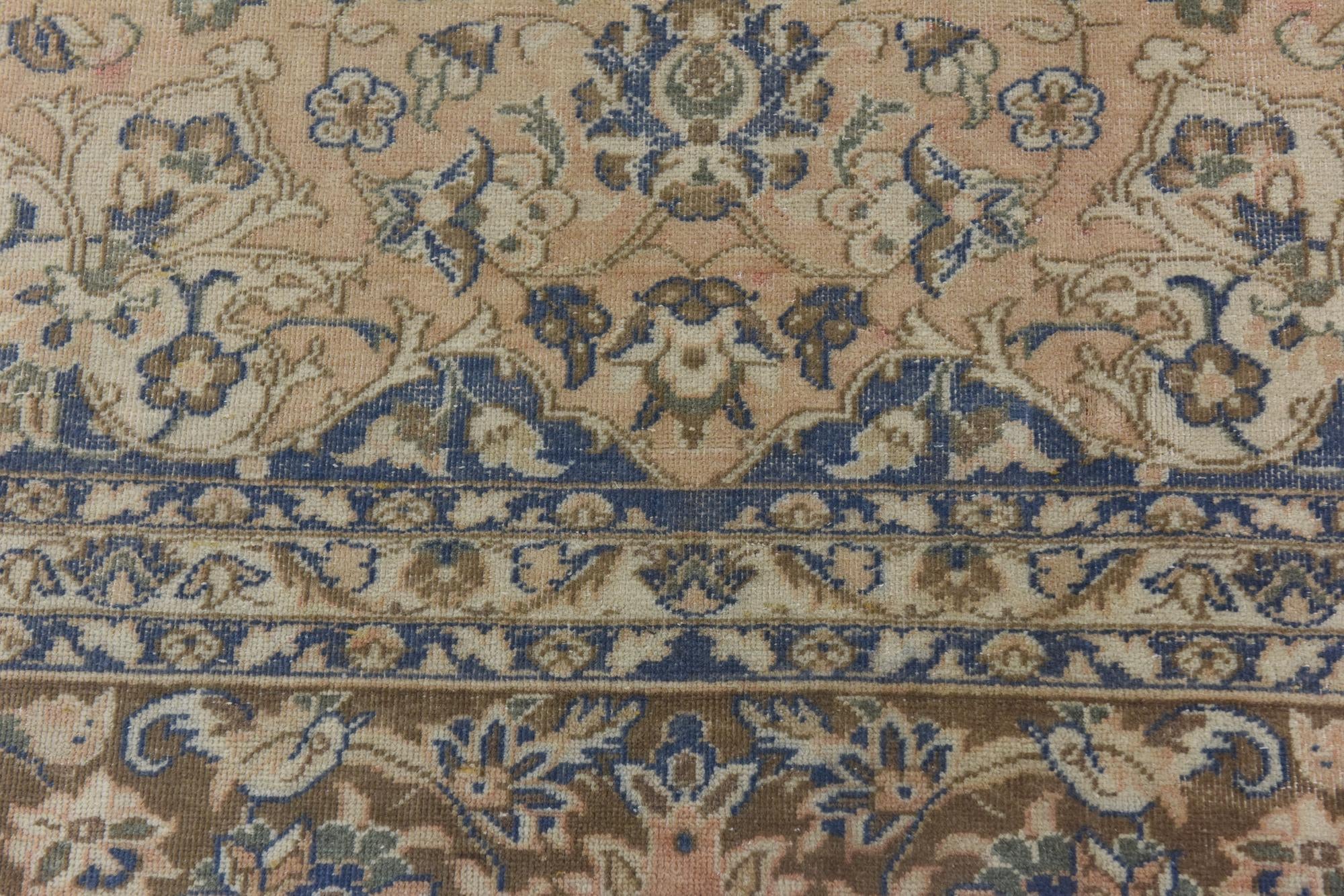 9' 3 x 12' 4 Hand Knotted Ultra Vintage Persian Wool Rug