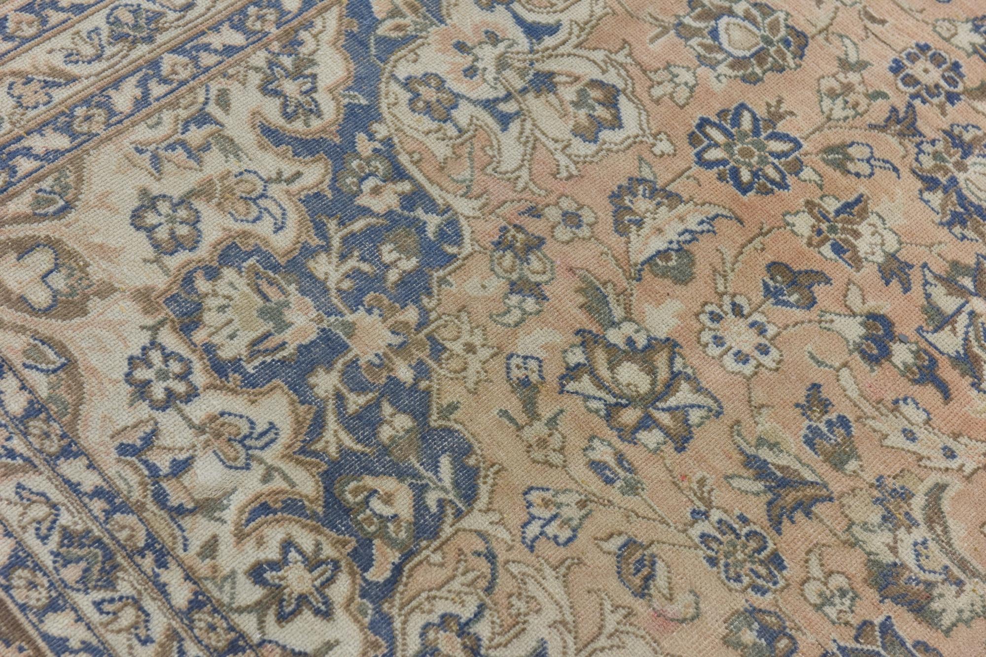 9' 3 x 12' 4 Hand Knotted Ultra Vintage Persian Wool Rug