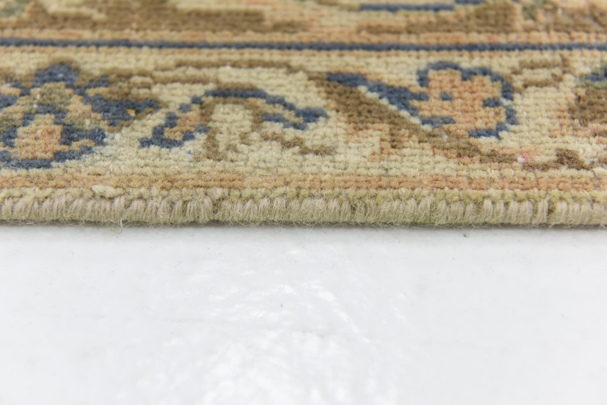 9' 3 x 12' 4 Hand Knotted Ultra Vintage Persian Wool Rug