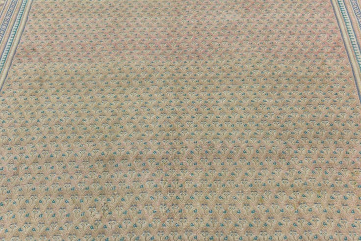 Detail image of 6' x 9' 6 Hand Knotted Ultra Vintage Persian Wool Rug