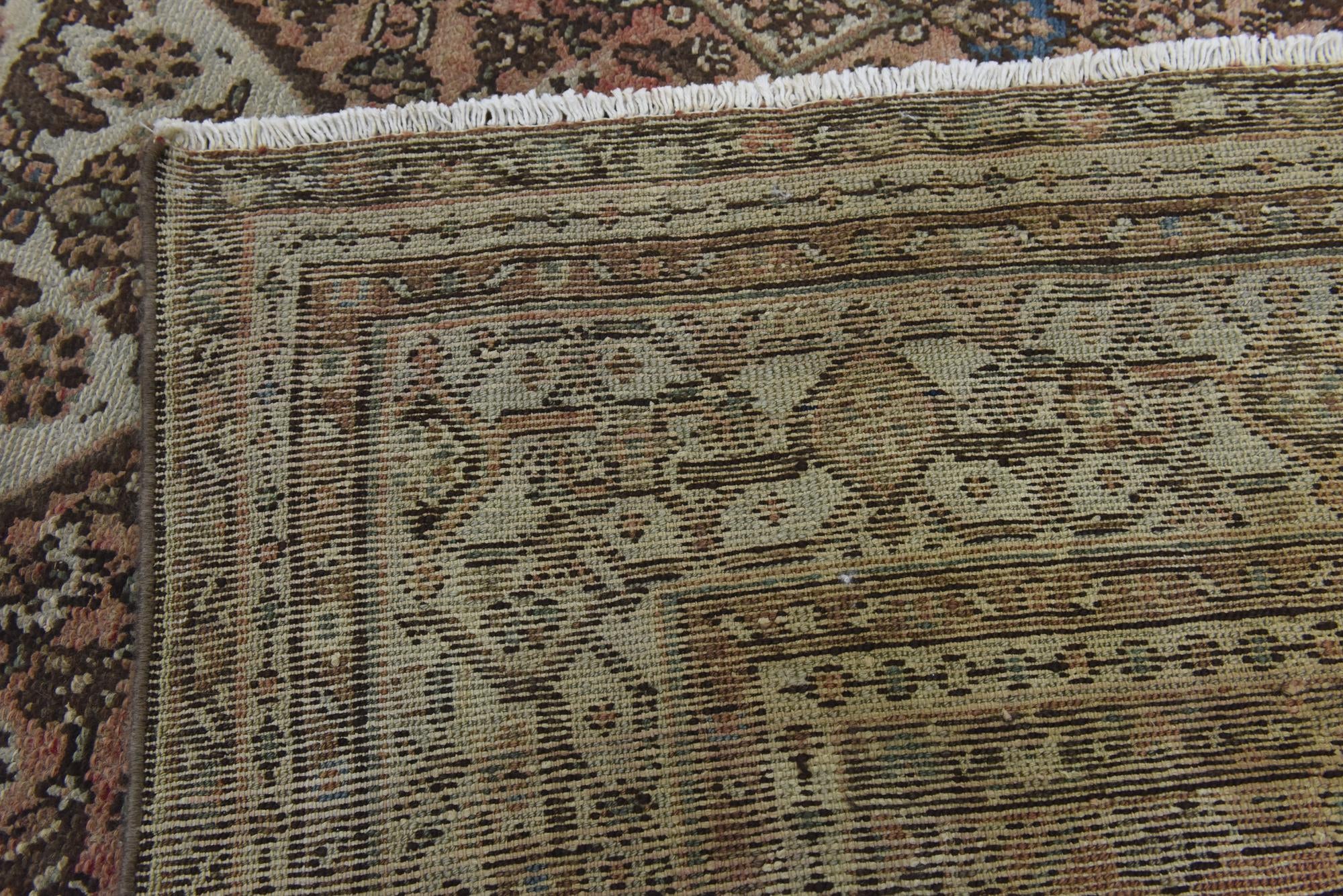 6' 10 x 10' Hand Knotted Ultra Vintage Persian Wool Rug
