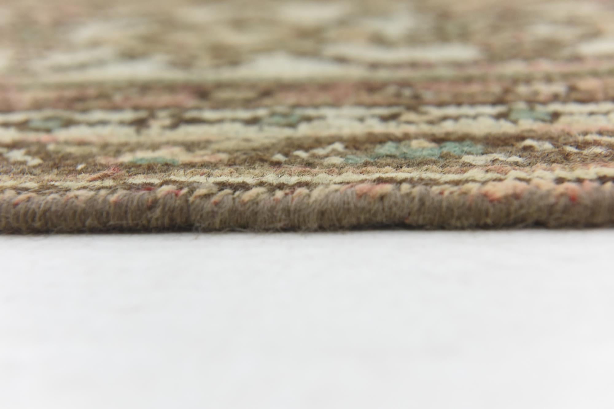 6' 10 x 10' Hand Knotted Ultra Vintage Persian Wool Rug