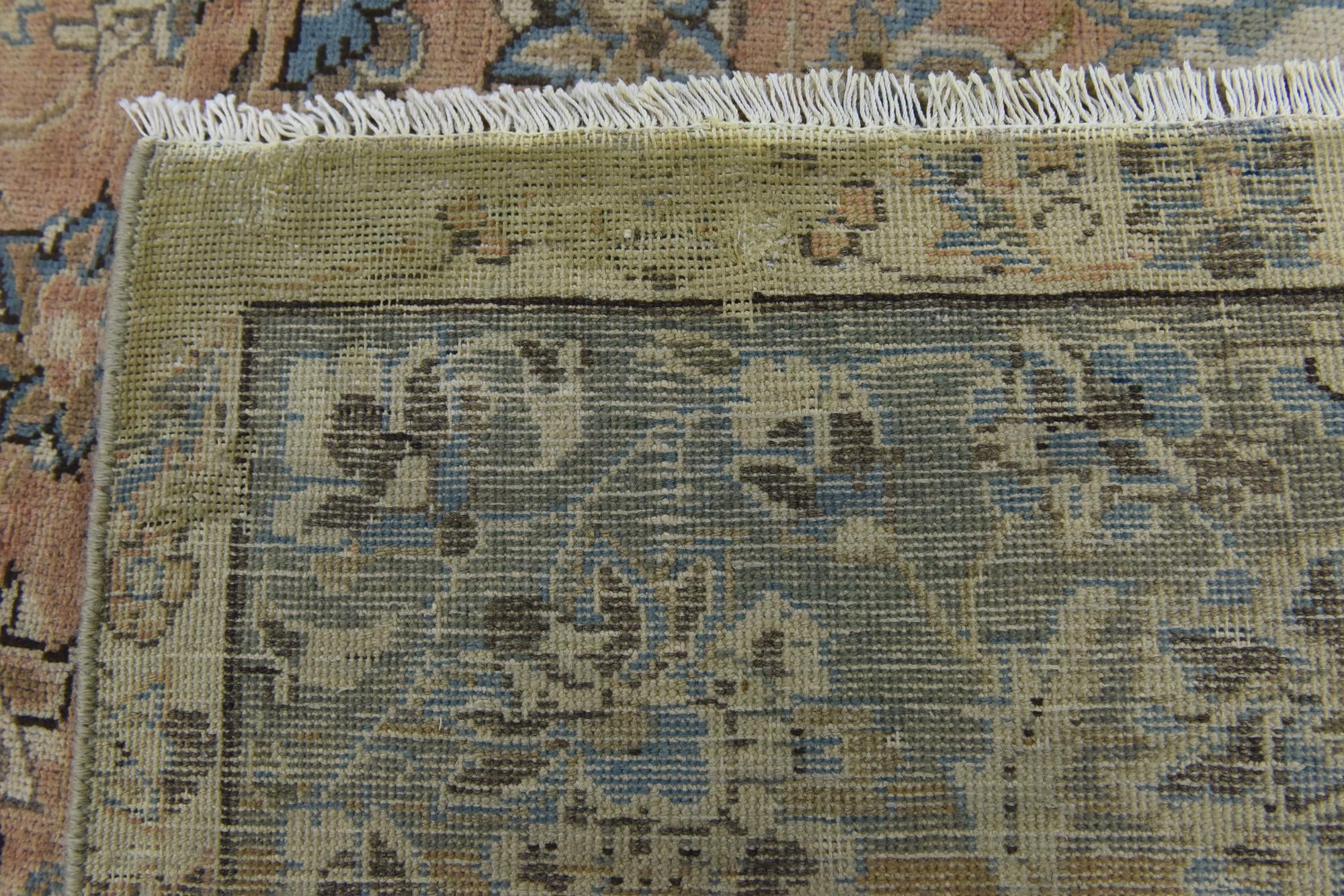 9' 3 x 13' Hand Knotted Ultra Vintage Persian Wool Rug