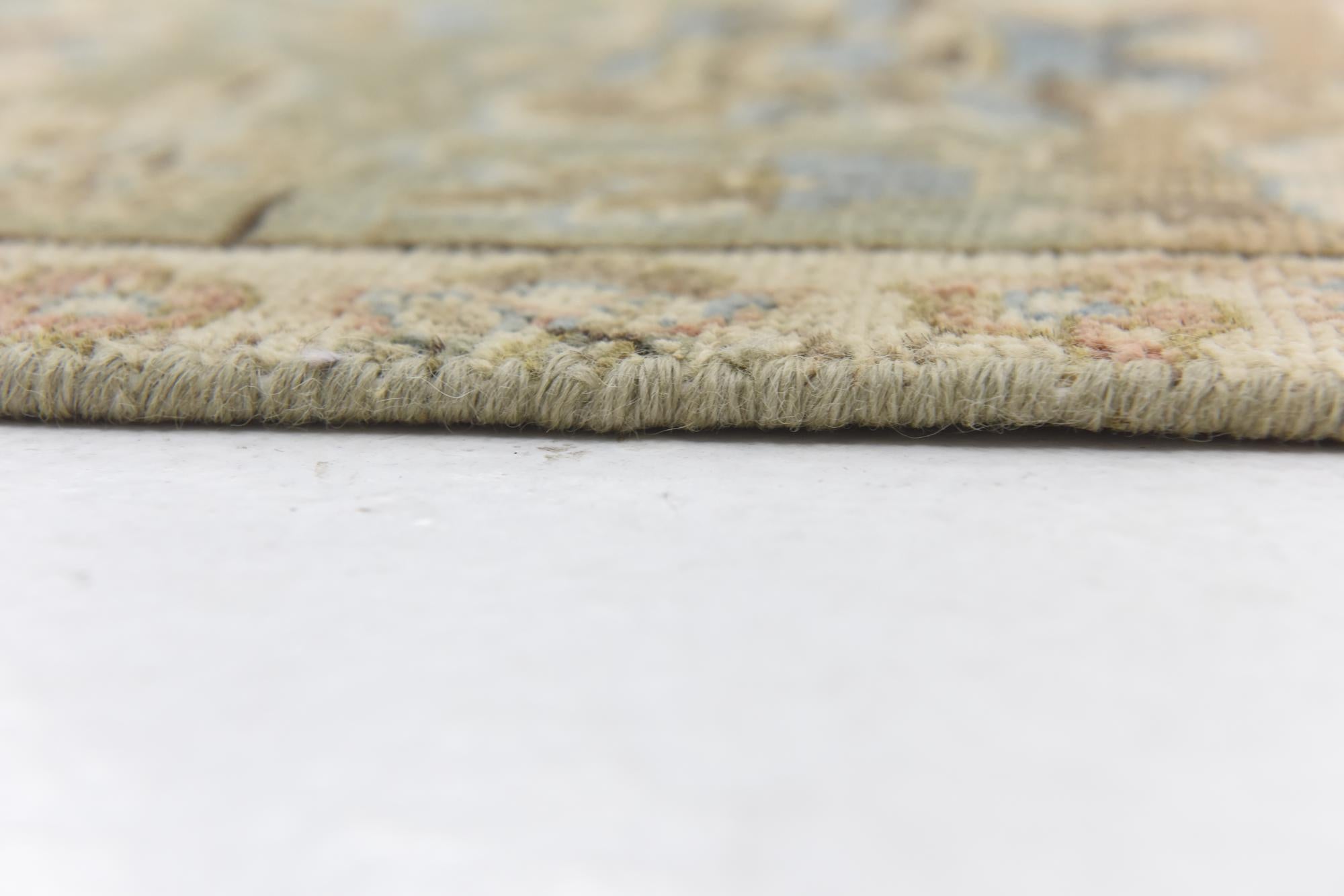 9' 3 x 13' Hand Knotted Ultra Vintage Persian Wool Rug