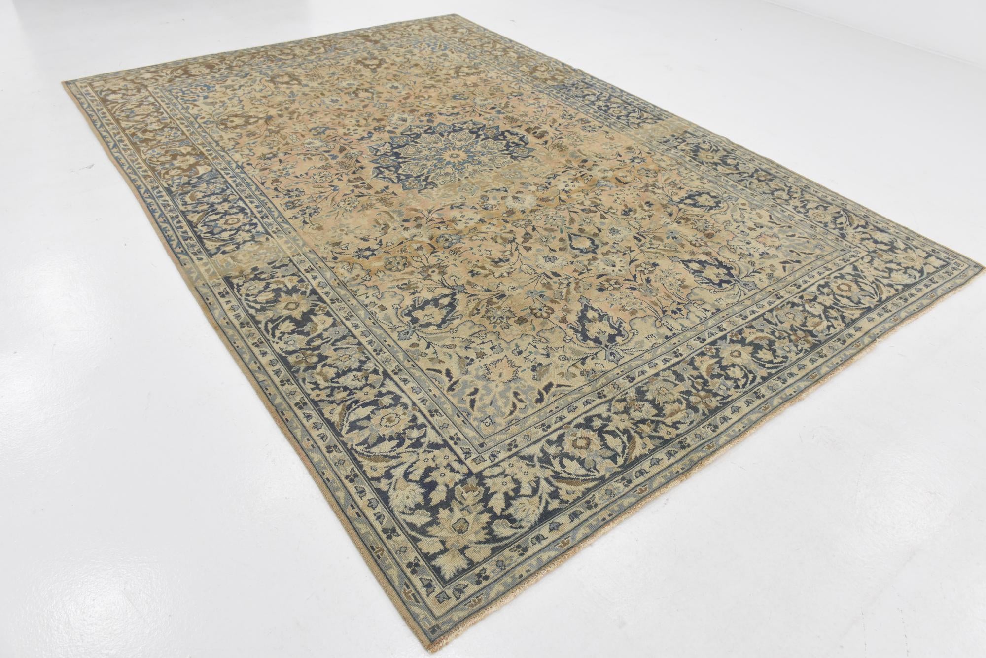 8' 2 x 11' 9 Hand Knotted Ultra Vintage Persian Wool Rug