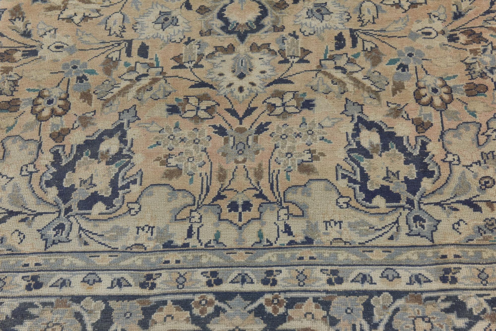 8' 2 x 11' 9 Hand Knotted Ultra Vintage Persian Wool Rug
