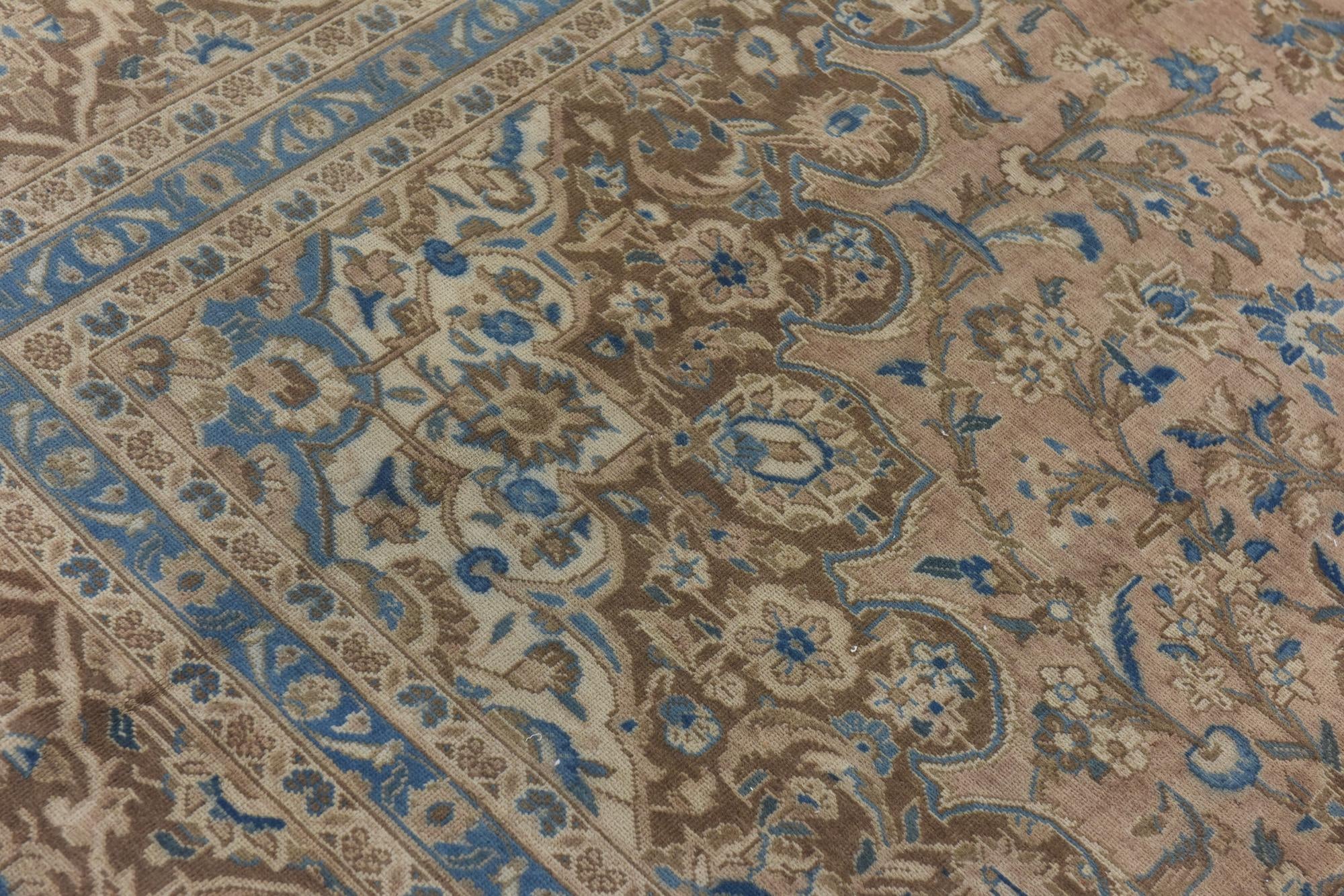 9' 7 x 13' Hand Knotted Ultra Vintage Persian Wool Rug