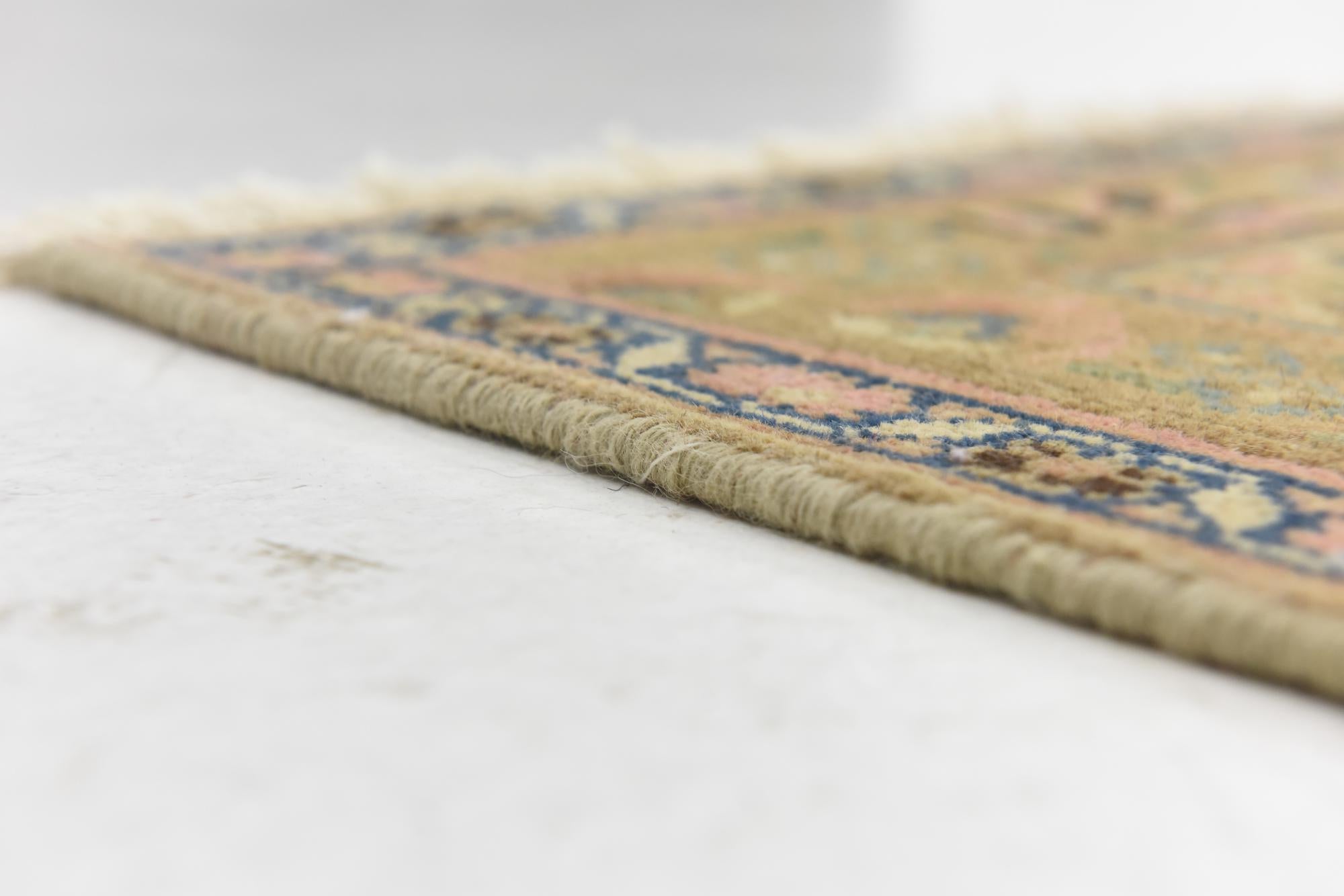 9' 6 x 12' 5 Hand Knotted Ultra Vintage Persian Wool Rug