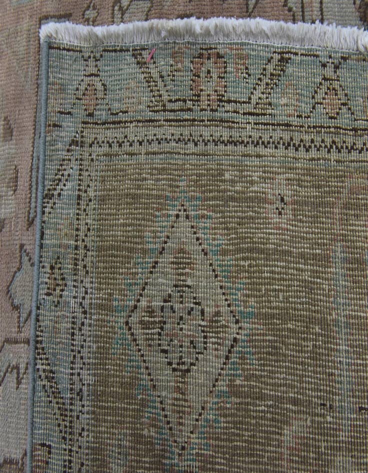 Detail image of 9' 2 x 12' 6  Hand Knotted Ultra Vintage Persian Wool Rug