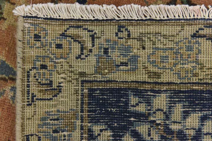 9' x 12' 5 Hand Knotted Ultra Vintage Persian Wool Rug