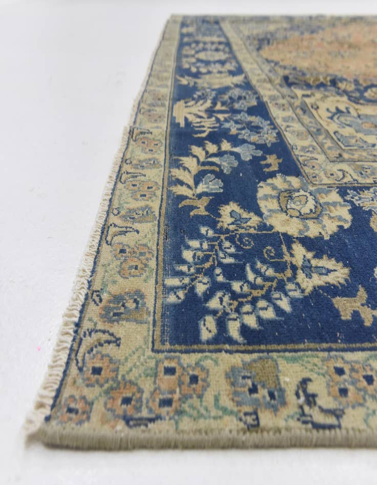 Detail image of 9' x 12' 5  Hand Knotted Ultra Vintage Persian Wool Rug