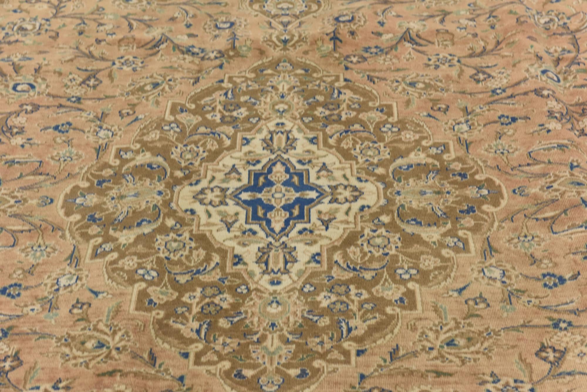 9' 5 x 12' 9 Hand Knotted Ultra Vintage Persian Wool Rug